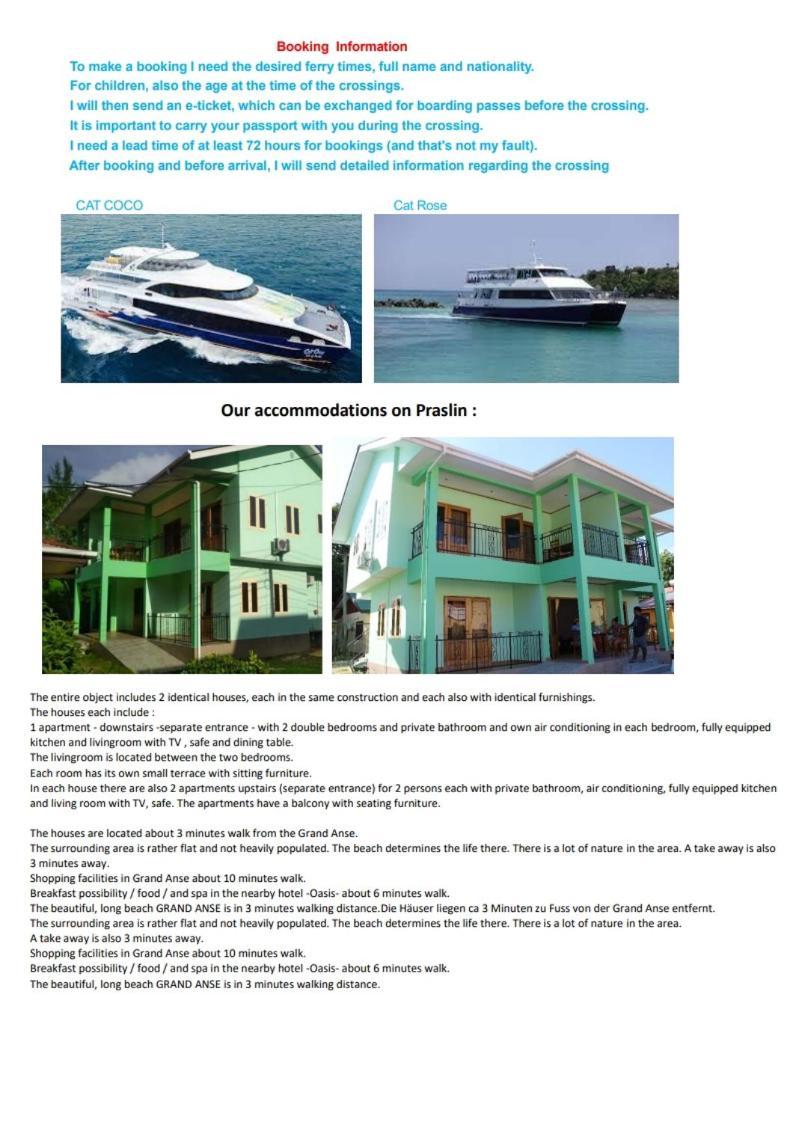 La Batie Selfcatering Apartment Beau Vallon  Exteriér fotografie